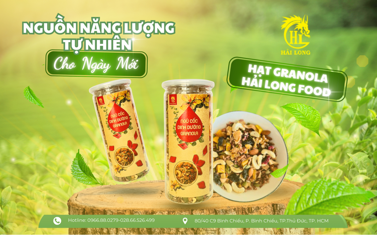 Hạt Granola Hải Long Food – Nguồn Năng Lượng Tự Nhiên Cho Ngày Mới